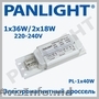 BALAST ELECTRONIC,  BALAST ELECTRONIC PENTRU TUBURI FLUORESCENTE,  PANLIGHT