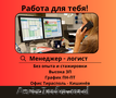 Менеджер по организации грузоперевозок в компанию 